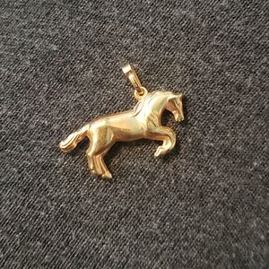 Gold Horse Charm